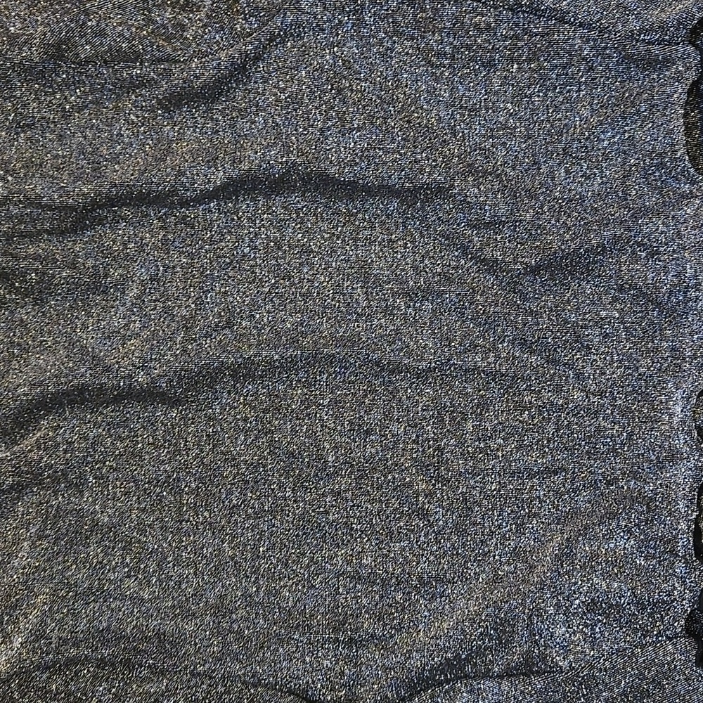 NWT Urban Outfitters Metallic Silver Open Front Tie Bell Sleeve Cardigan/Shrug - Picture 9 of 10
